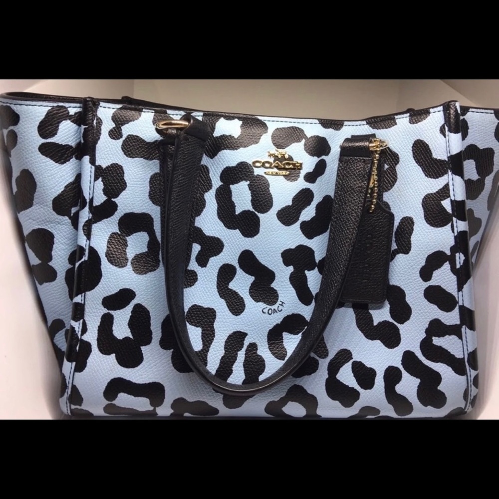 Pale Blue Coach Cross Body Rare Color